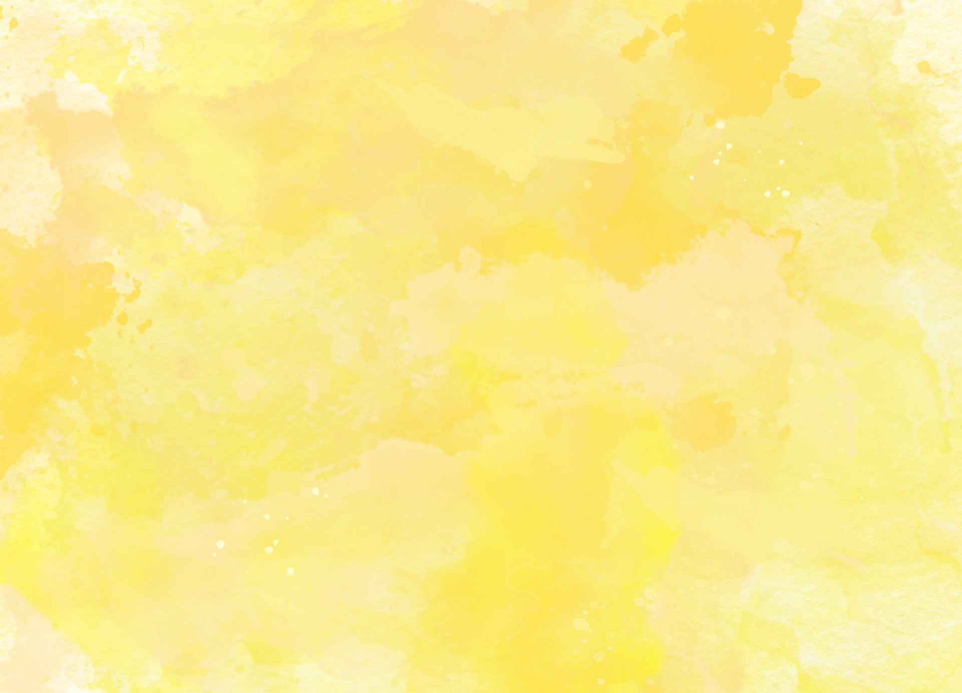 Yellow Watercolor Background Splatter Texture